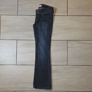 Hudson Jeans Women's Low Rise Straight Leg in Deep Indigo Size 26 Slight Flare
